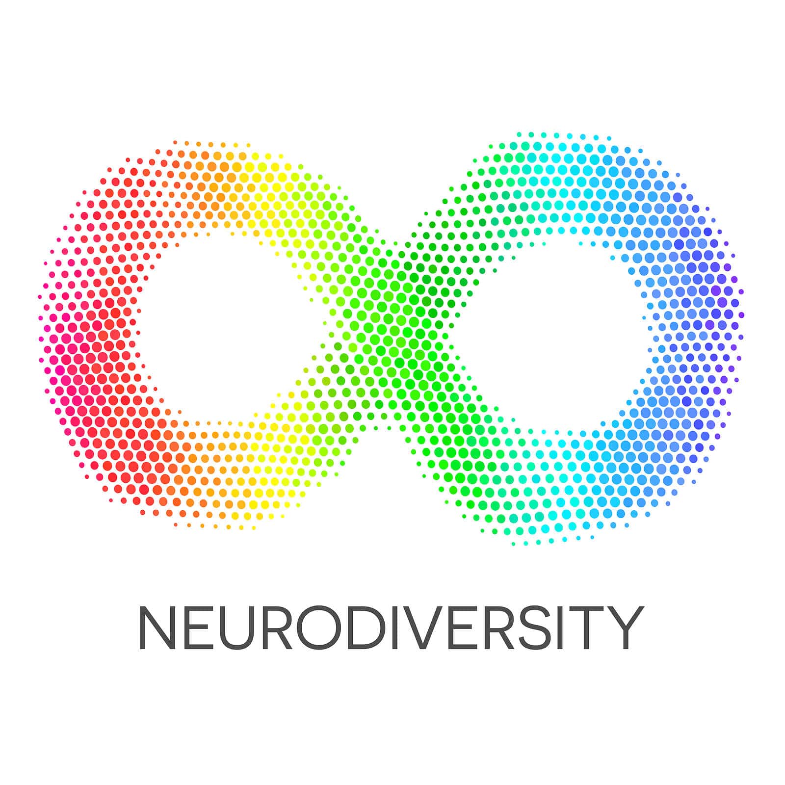 Image of a rainbow infinity sign with neurodiversity underneath. Neurodivergent therapy in Asheville, North Carolina is a great place to start to learn about your neurodivergence. Neurodivergent symptoms do not have to be a bad thing. Get support being neurodivergent in North Carolina. Call today!