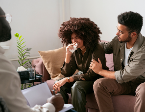 People Sharing Feelings Emotions Group Therapy Session 1